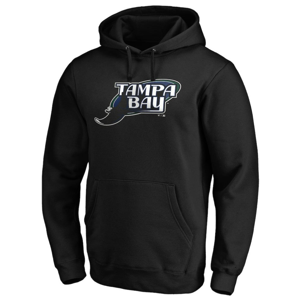 Tampa Bay Rays Cooperstown Collection Huntington Logo Fitted Pullover Hoodie for sale