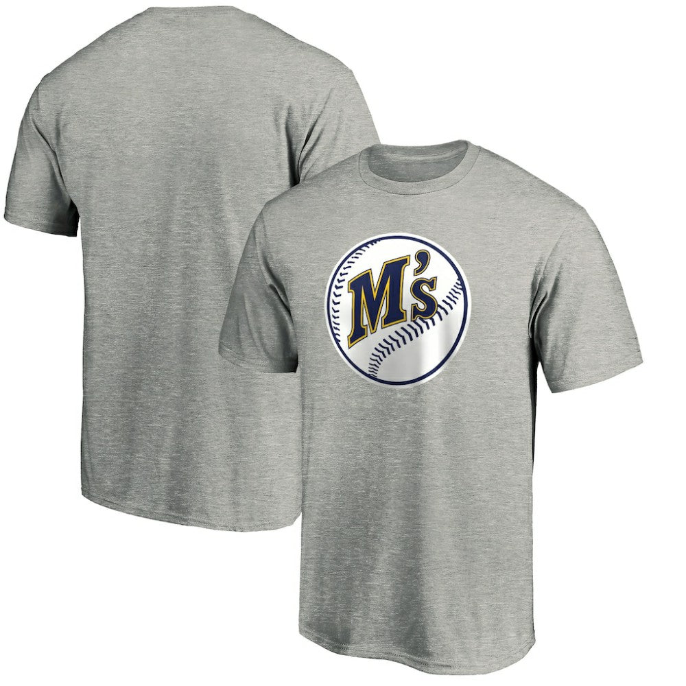 Seattle Mariners Cooperstown Collection Huntington Logo T-Shirt Discount