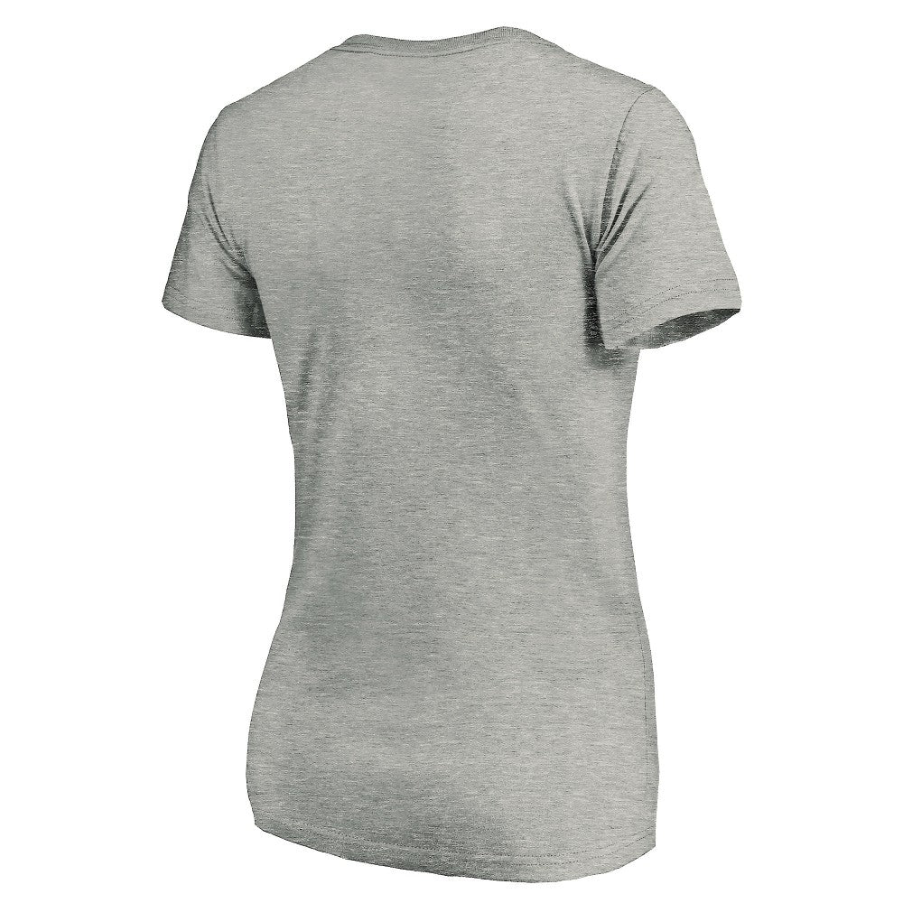 Philadelphia Phillies Women's Cooperstown Collection Huntington Logo V-Neck T-Shirt Discount