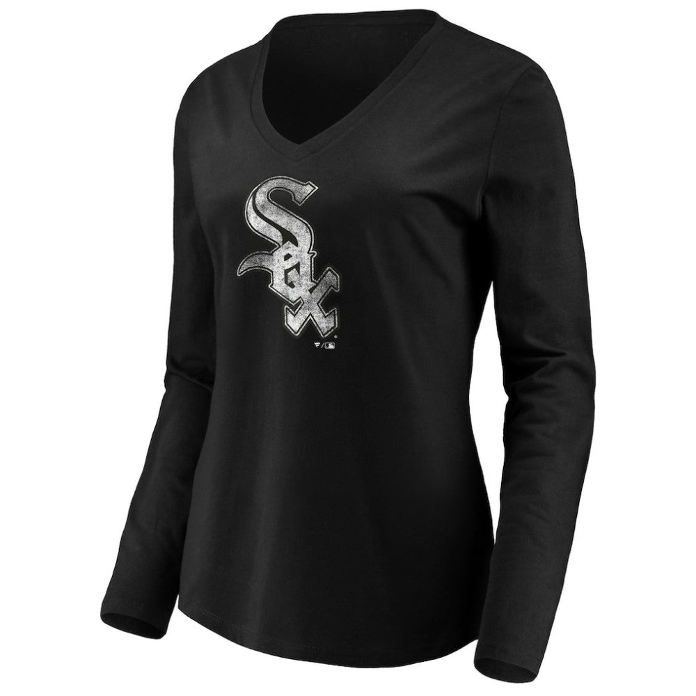 Chicago White Sox Women's Core Distressed Team Long Sleeve T-Shirt for sale