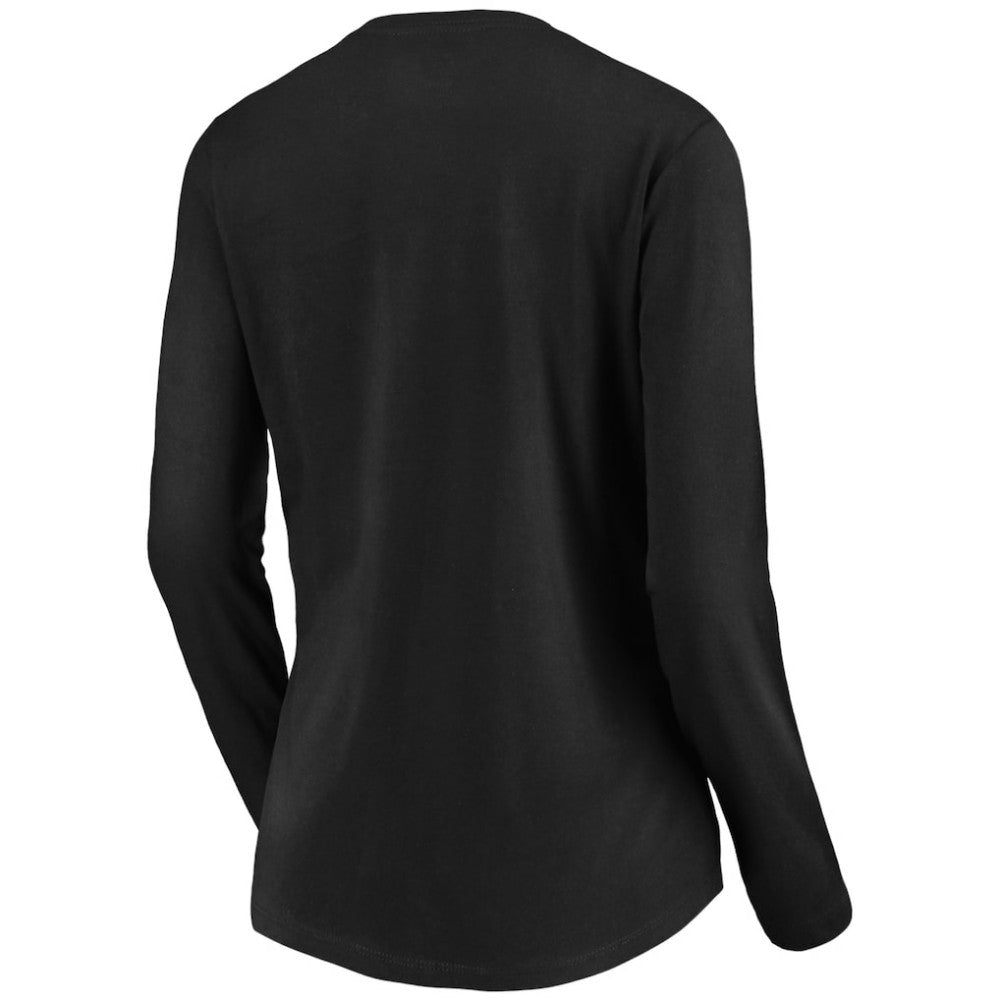 Miami Marlins Women's Core Distressed Team Long Sleeve T-Shirt Outlet