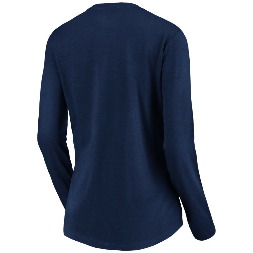 Milwaukee Brewers Women's Core Distressed Team Long Sleeve T-Shirt Discount