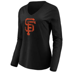 San Francisco Giants Women's Core Distressed Team Long Sleeve T-Shirt Sale