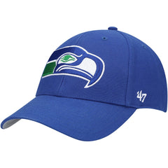 Seattle Seahawks '47 Throwback MVP Adjustable Hat - Royal - 47 brand