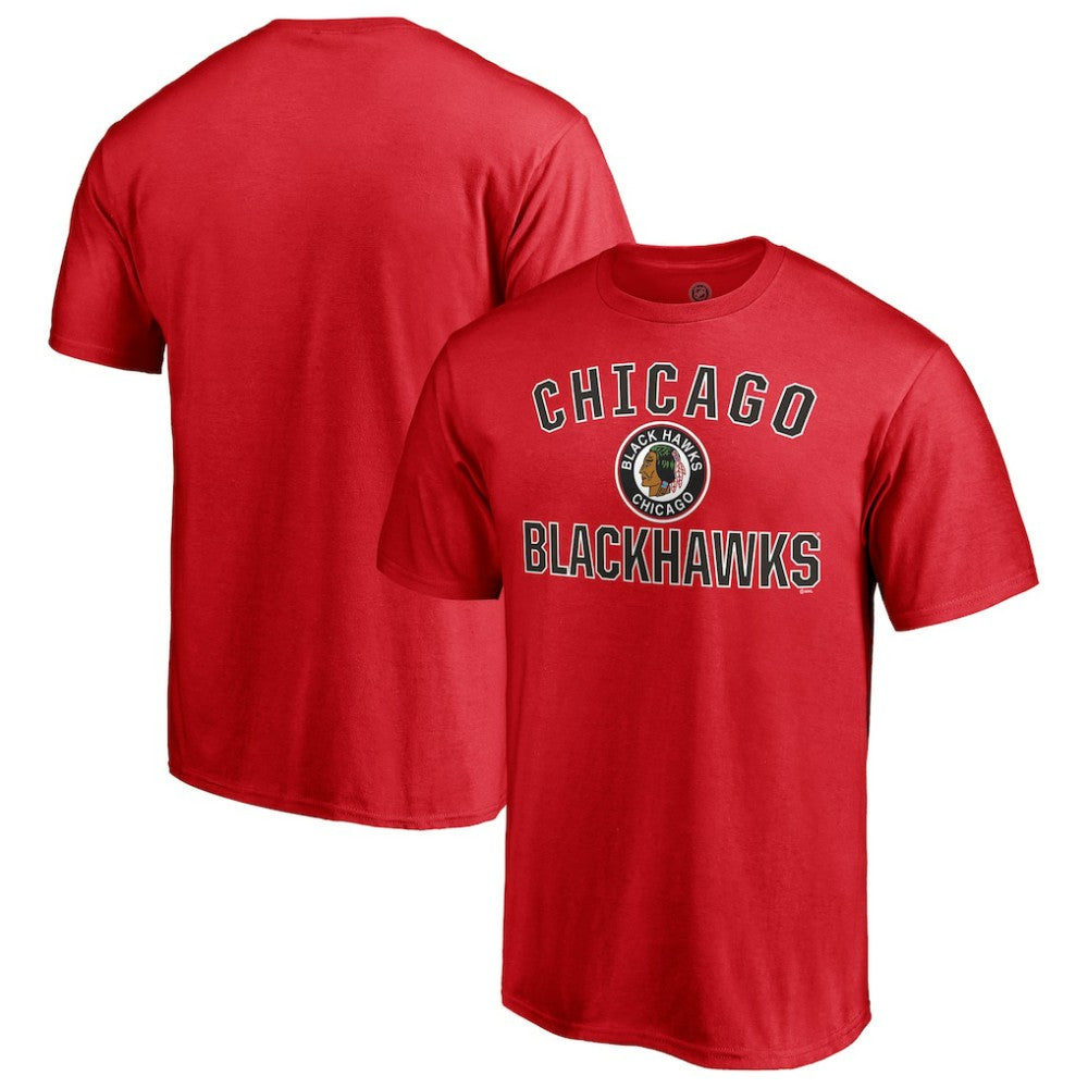 Chicago Blackhawks Special Edition Victory Arch T-Shirt - Red | NHL Clearance