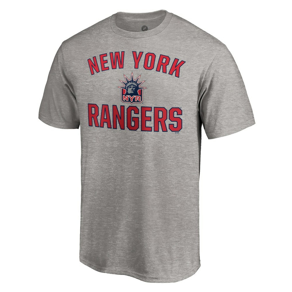 New York Rangers Special Edition Victory Arch T-Shirt - Heather Gray | NHL on sale