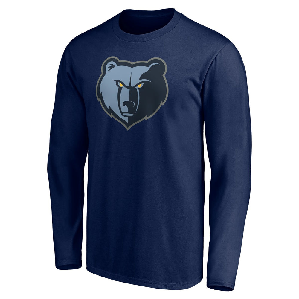 Memphis Grizzlies Playmaker Personalized Name & Number Long Sleeve T-Shirt Navy