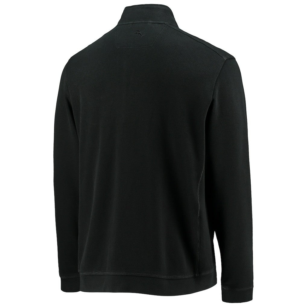 Carolina Panthers Nassau Half-Zip Jacket - Black - Tommy Bahama