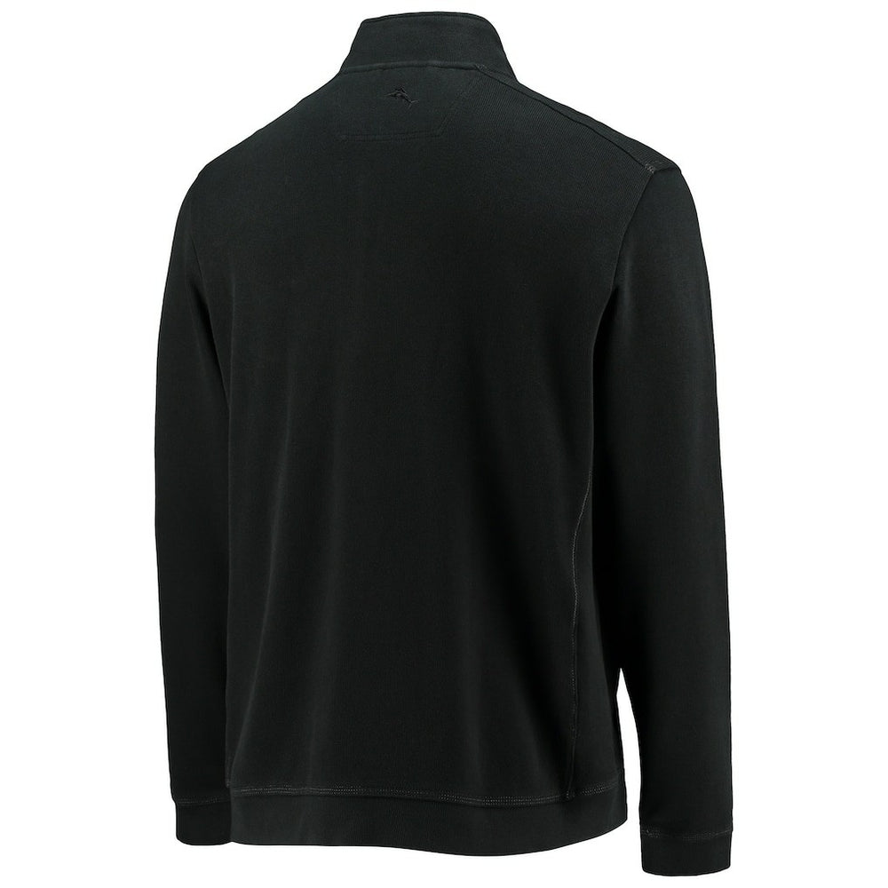 Carolina Panthers Nassau Half-Zip Jacket - Black - Tommy Bahama