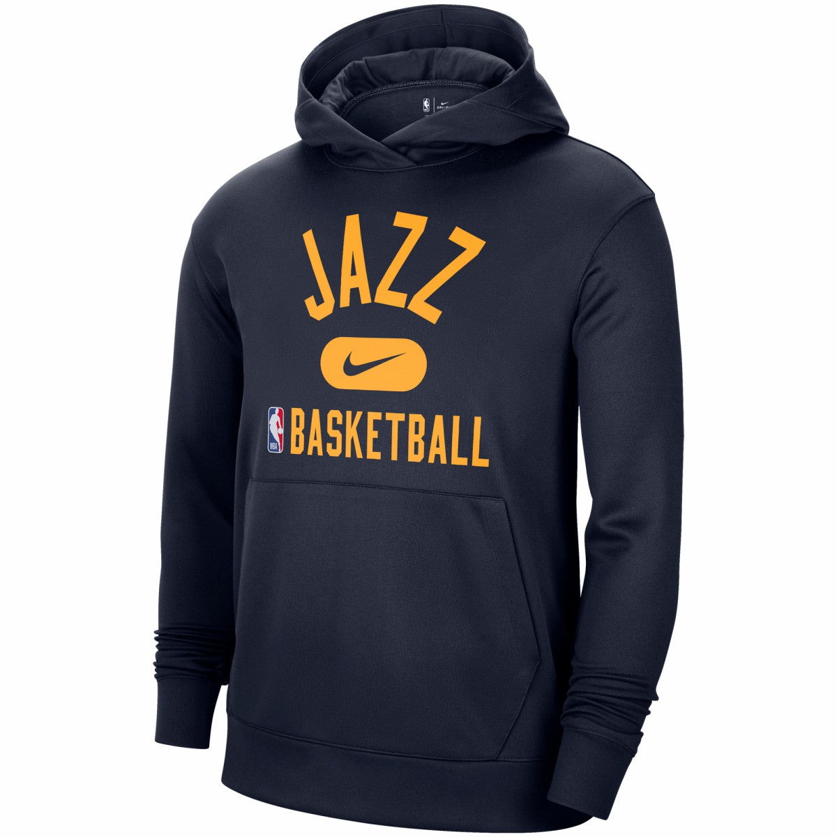 Nike Utah Jazz 2021-2022 Spotlight On Court Performance Practice Pullover Hoodie Navy