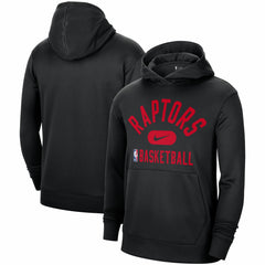 Nike Toronto Raptors 2021-2022 Spotlight On Court Performance Practice Pullover Hoodie Black