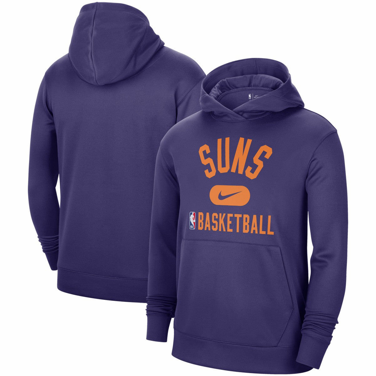 Nike Phoenix Suns 2021-2022 Spotlight On Court Performance Practice Pullover Hoodie Purple
