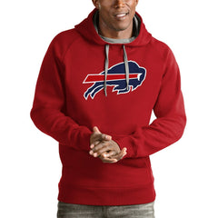 Buffalo Bills Antigua Victory Pullover Hoodie - Red - NFL