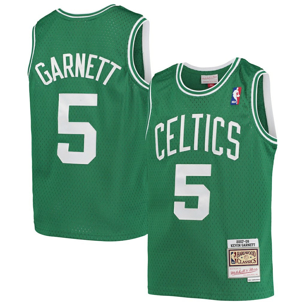Mitchell & Ness Kevin Garnett Boston Celtics Youth 2007/08 Hardwood Classics Swingman Jersey Kelly Green