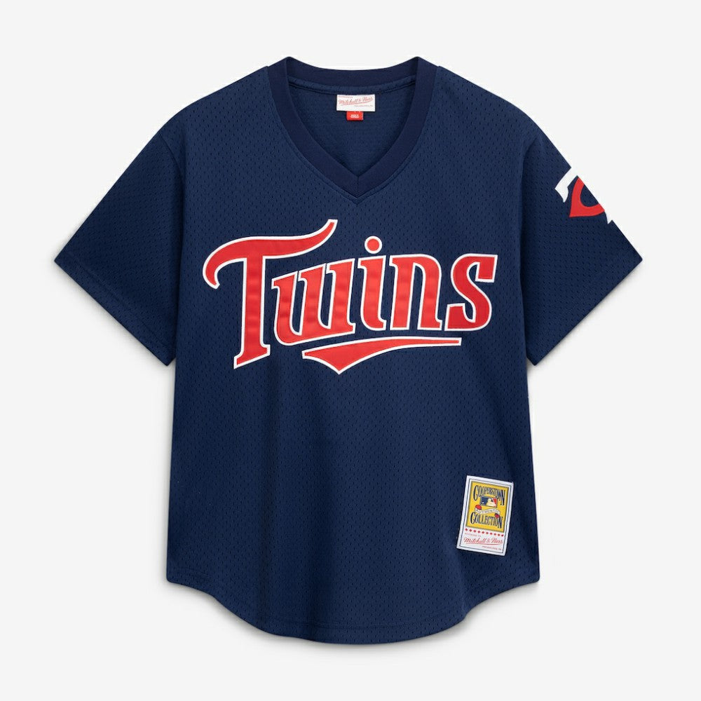 David Ortiz Minnesota Twins Mitchell & Ness 2002 Cooperstown Collection Mesh Batting Practice Jersey Online