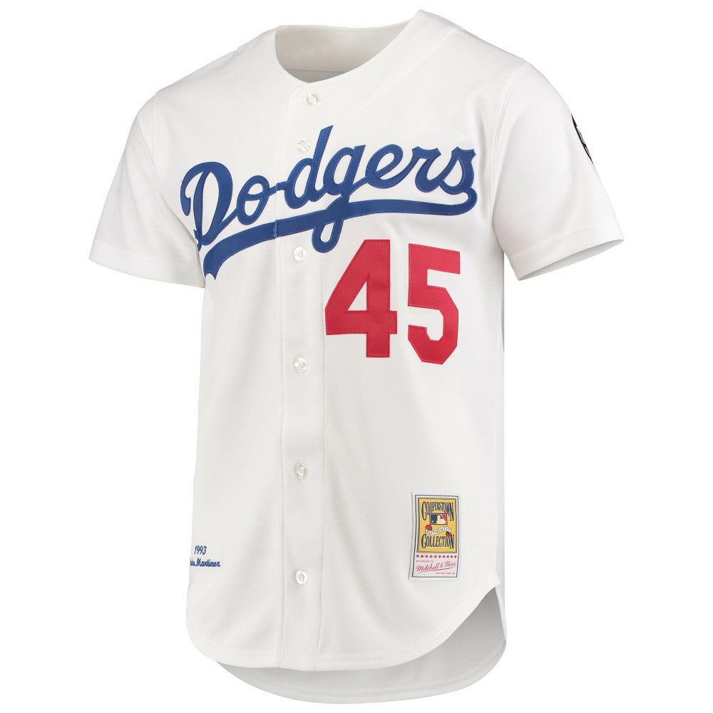 Pedro Martinez Los Angeles Dodgers Mitchell & Ness 1993 Cooperstown Collection Home Authentic Jersey Discount