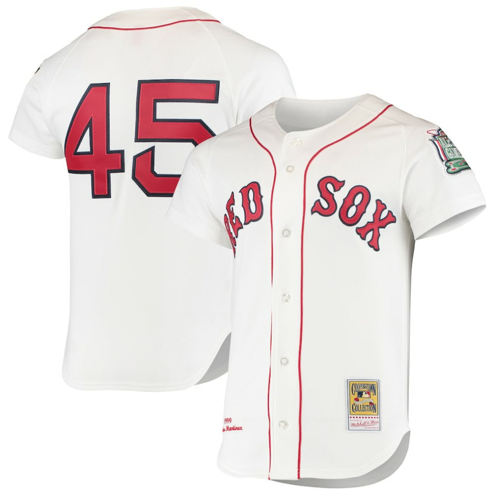 Pedro Martinez Boston Red Sox Mitchell & Ness 1999 Cooperstown Collection Home Authentic Jersey Sale