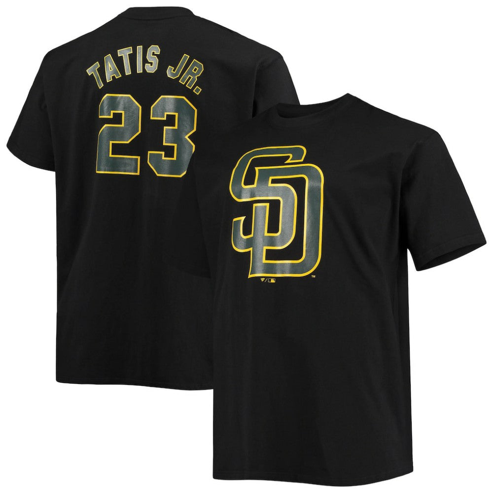 Fernando Tatis Jr. San Diego Padres Fanatics Big & Tall Wordmark Name & Number T-Shirt Outlet