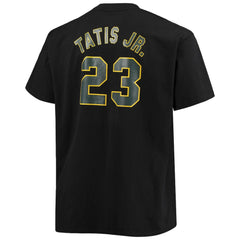 Fernando Tatis Jr. San Diego Padres Fanatics Big & Tall Wordmark Name & Number T-Shirt Outlet