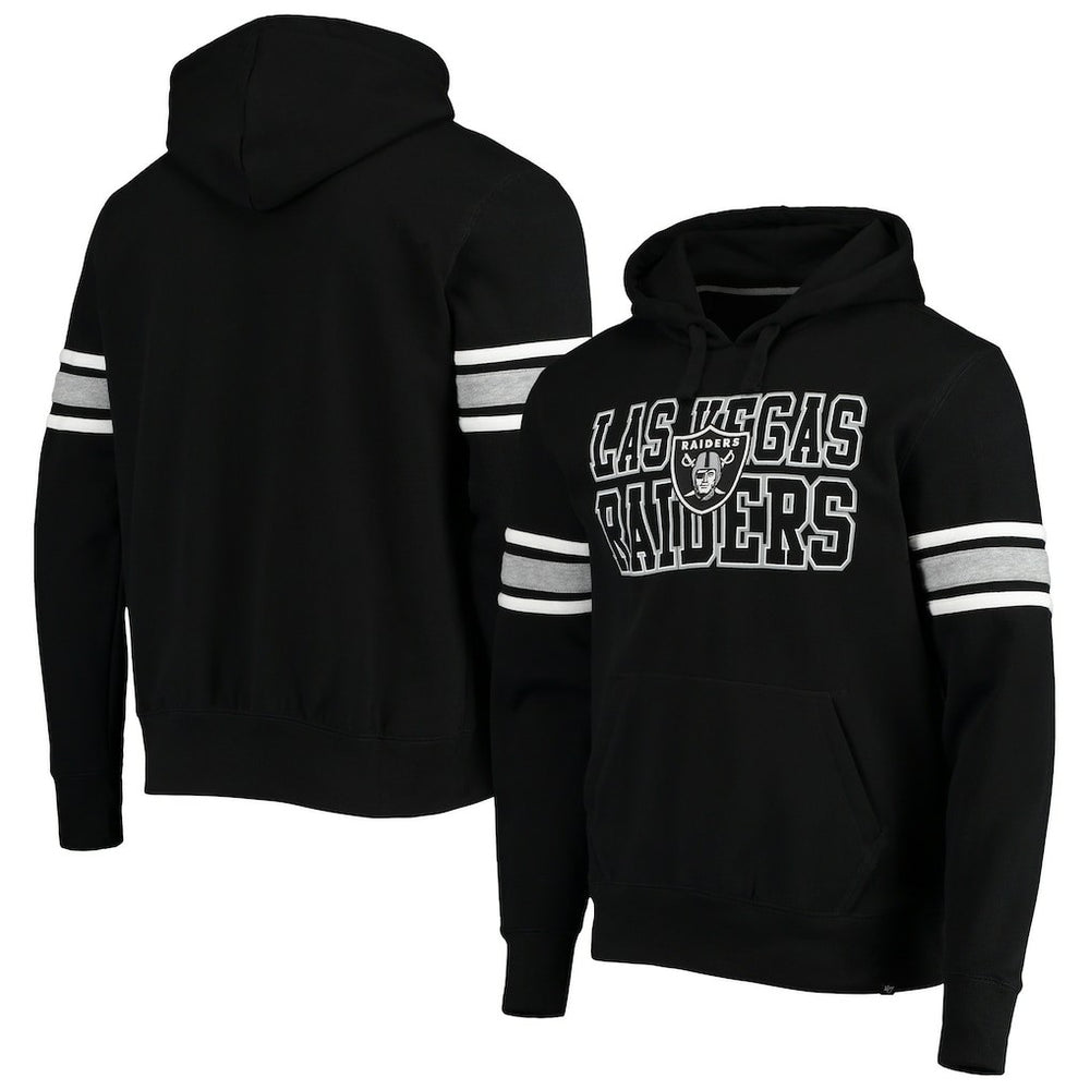 Las Vegas Raiders '47 Double Block Pullover Hoodie - Black - 47 brand