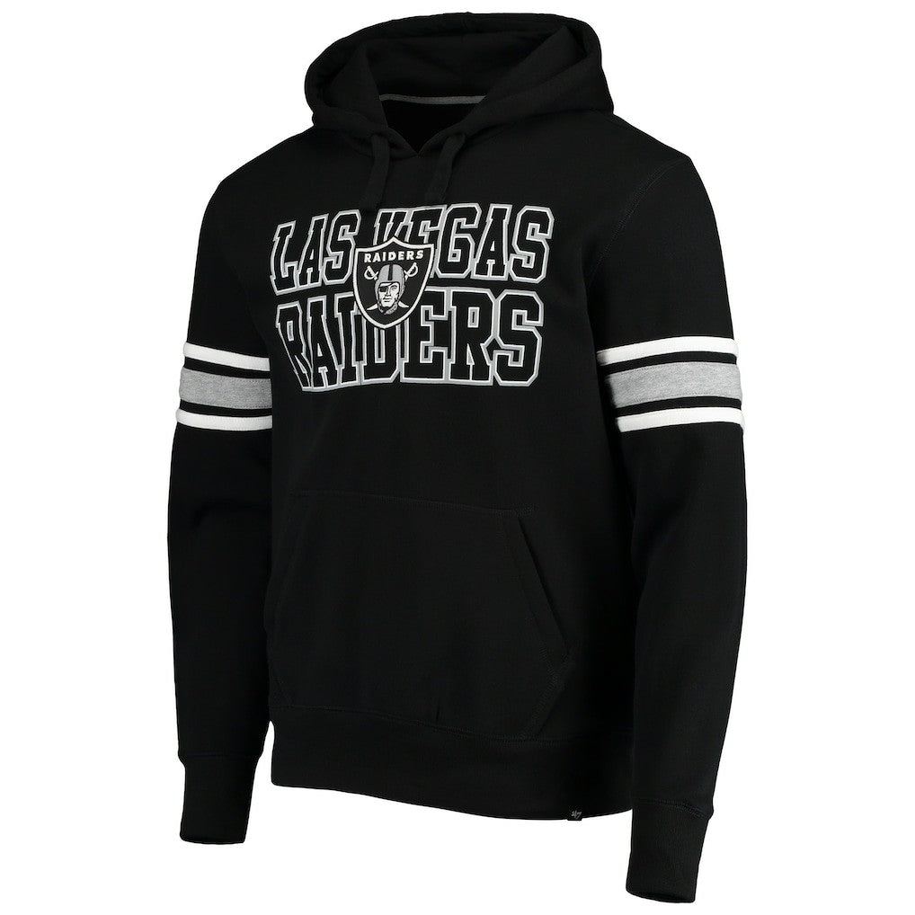 Las Vegas Raiders '47 Double Block Pullover Hoodie - Black - 47 brand