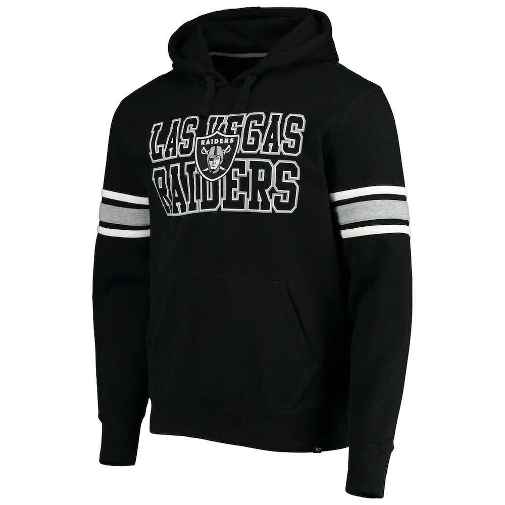 Las Vegas Raiders '47 Double Block Pullover Hoodie - Black - 47 brand