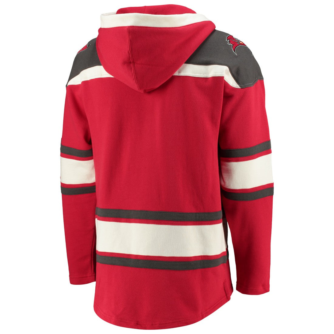 Tampa Bay Buccaneers '47 Lacer V-Neck Pullover Hoodie - Red - 47 brand