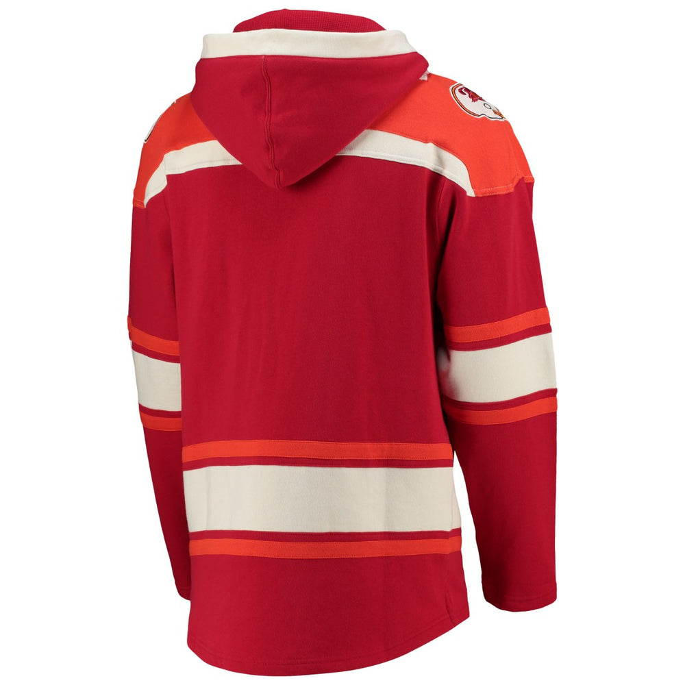 Tampa Bay Buccaneers '47 Throwback Lacer Pullover Hoodie - Red - 47 brand