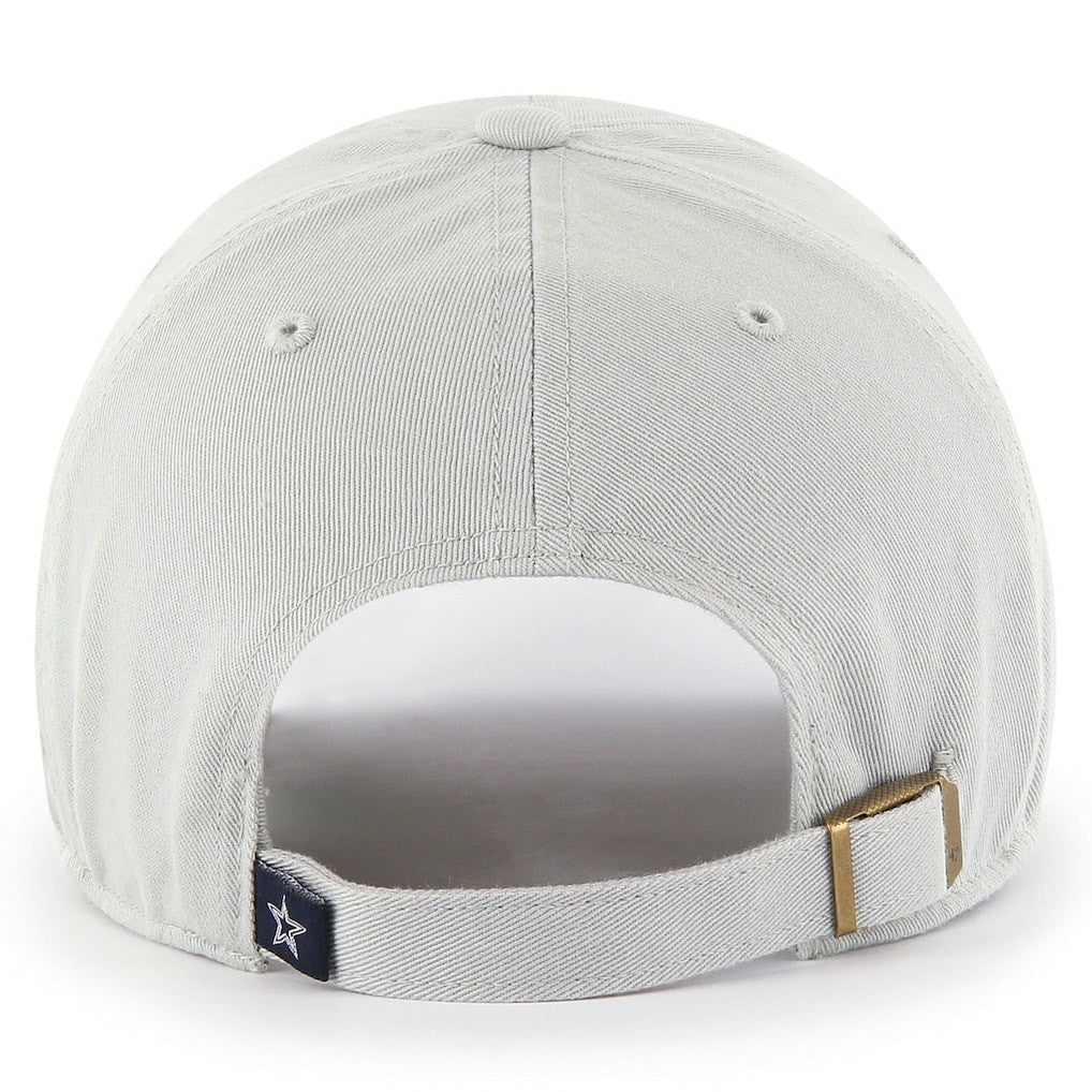 Dallas Cowboys '47 Clean Up Adjustable Hat - Gray - 47 brand