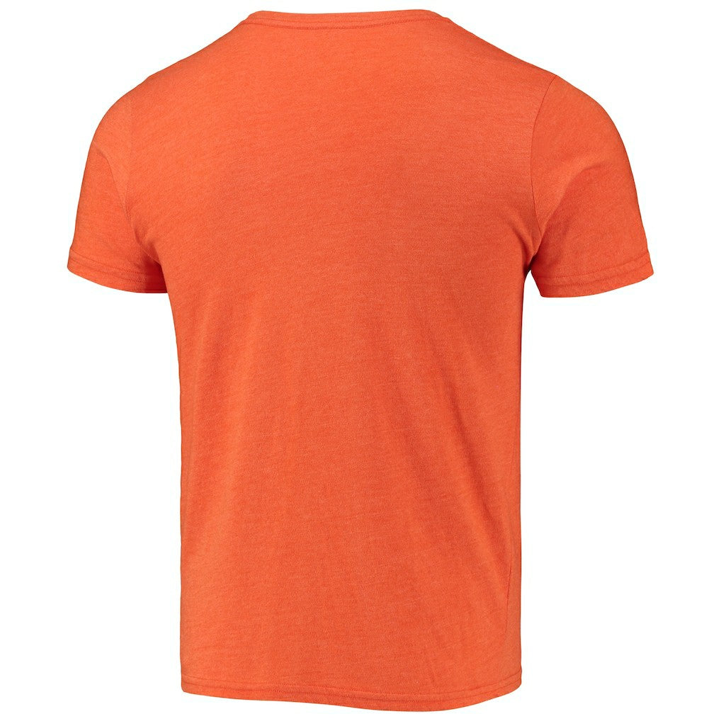 Cleveland Browns Field Goal Pocket Tri-Blend T-Shirt - Heathered Orange - Fanatics