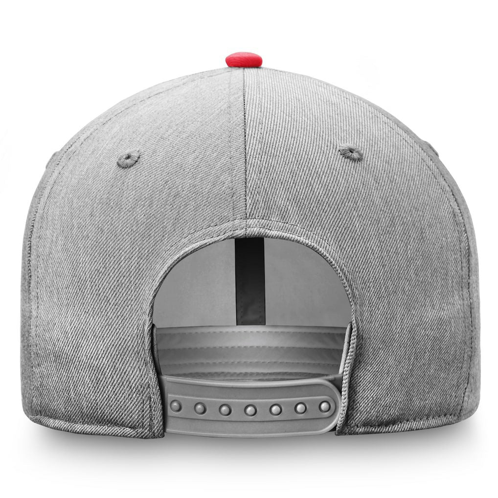 Atlanta Falcons Two-Tone Snapback Hat - Heathered Gray/Red - Fanatics