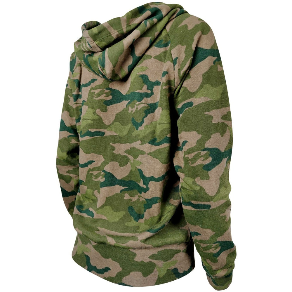 Tampa Bay Buccaneers New Era Women's Raglan Full-Zip Hoodie - Camo - NFL