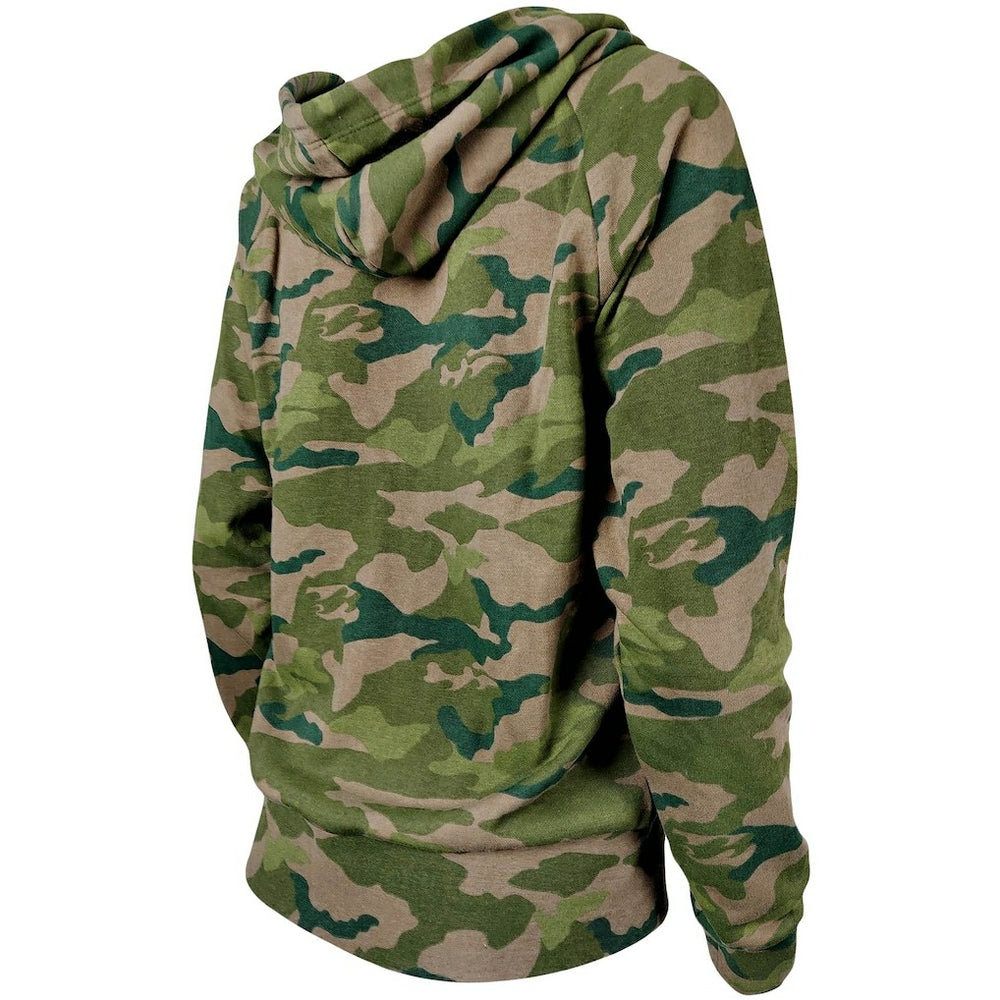 Indianapolis Colts New Era Women's Raglan Full-Zip Hoodie - Camo - NFL