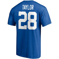 Jonathan Taylor Indianapolis Colts Player Icon Name & Number T-Shirt - Royal - Fanatics