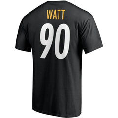 T.J. Watt Pittsburgh Steelers Player Icon Name & Number T-Shirt - Black - Fanatics