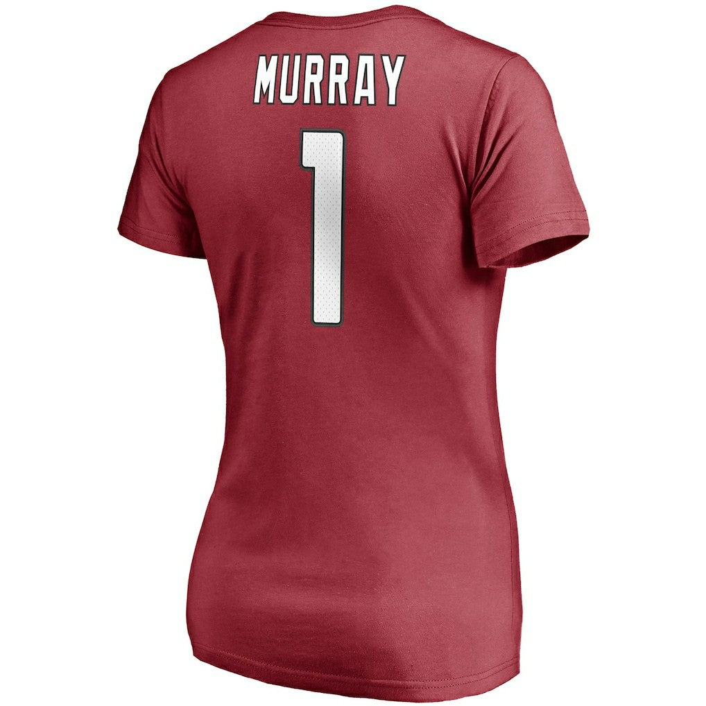 Kyler Murray Arizona Cardinals Women's Player Icon Name & Number V-Neck T-Shirt - Cardinal - Fanatics