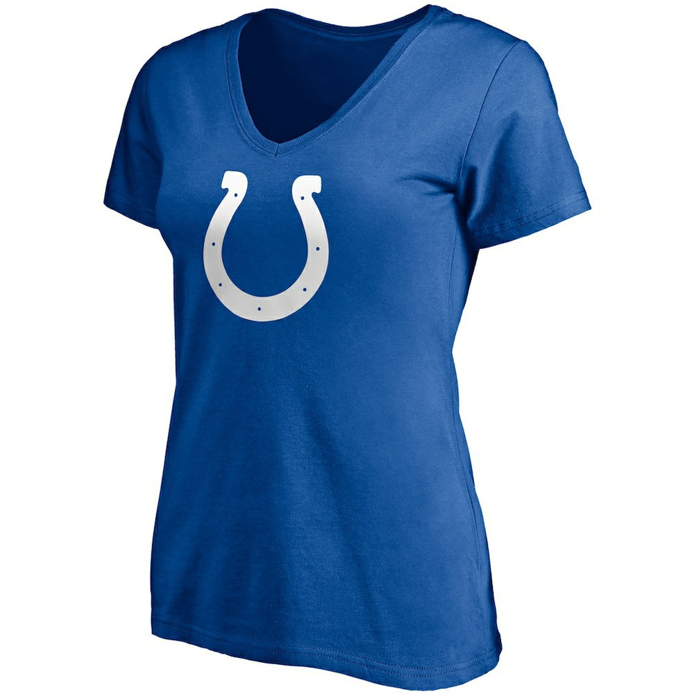 Jonathan Taylor Indianapolis Colts Women's Player Icon Name & Number V-Neck T-Shirt - Royal - Fanatics