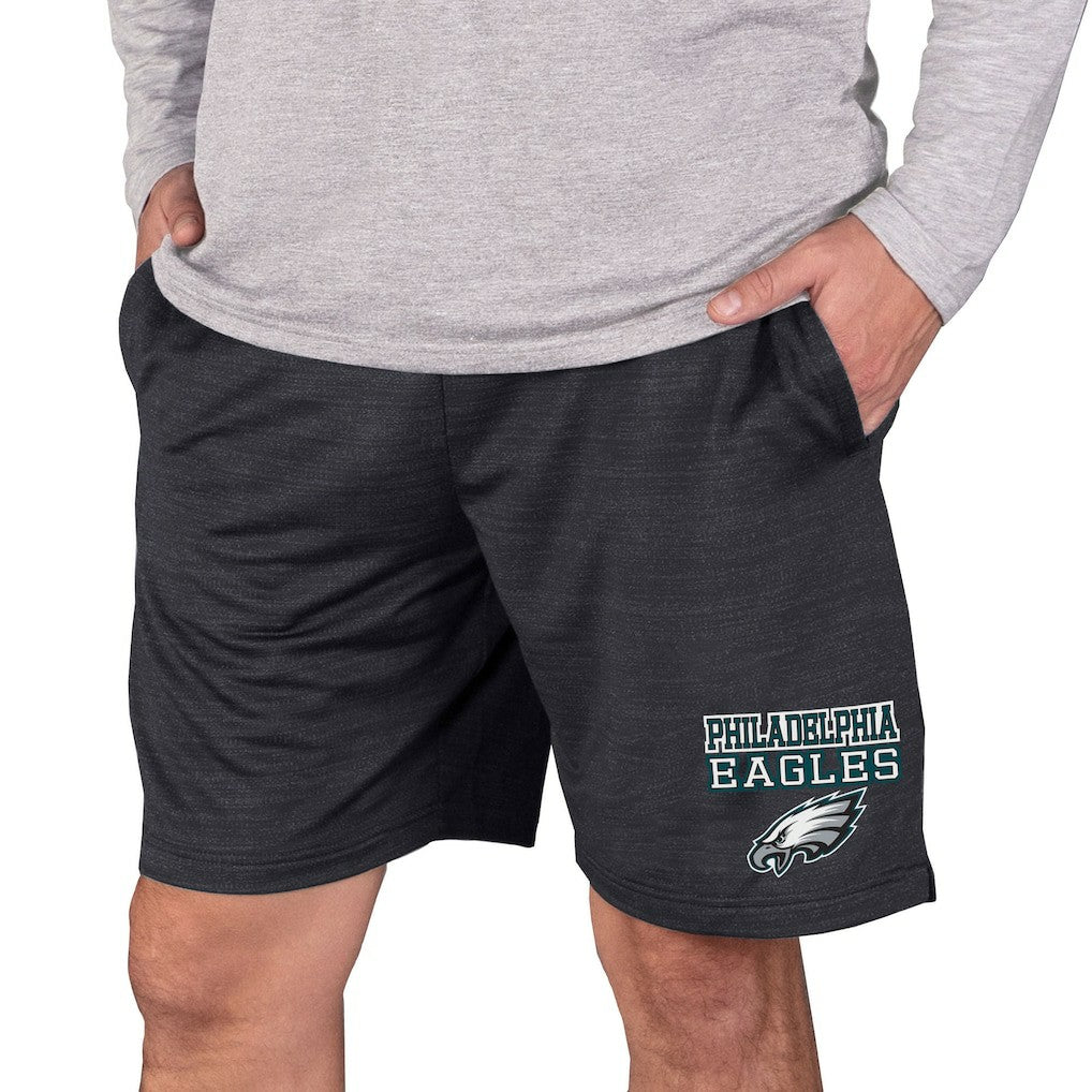 Philadelphia Eagles Concepts Sport Bullseye Knit Jam Shorts - Charcoal - NFL