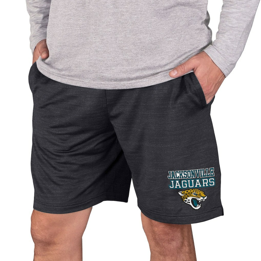 Jacksonville Jaguars Concepts Sport Bullseye Knit Jam Shorts - Charcoal - NFL