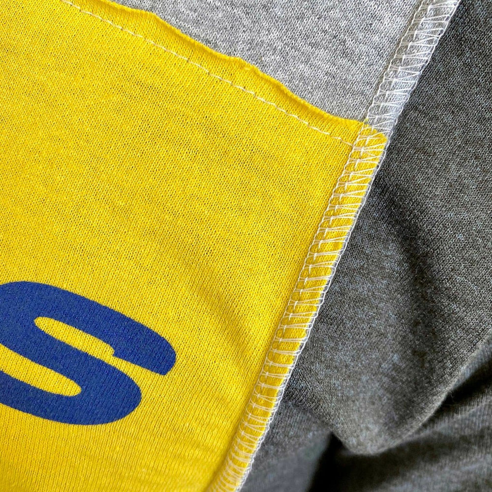 Los Angeles Rams Refried Apparel Sustainable Split T-Shirt - Heather Gray - NFL