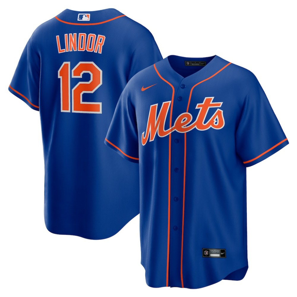 Francisco Lindor New York Mets Nike Alternate Replica Player Jersey Sale