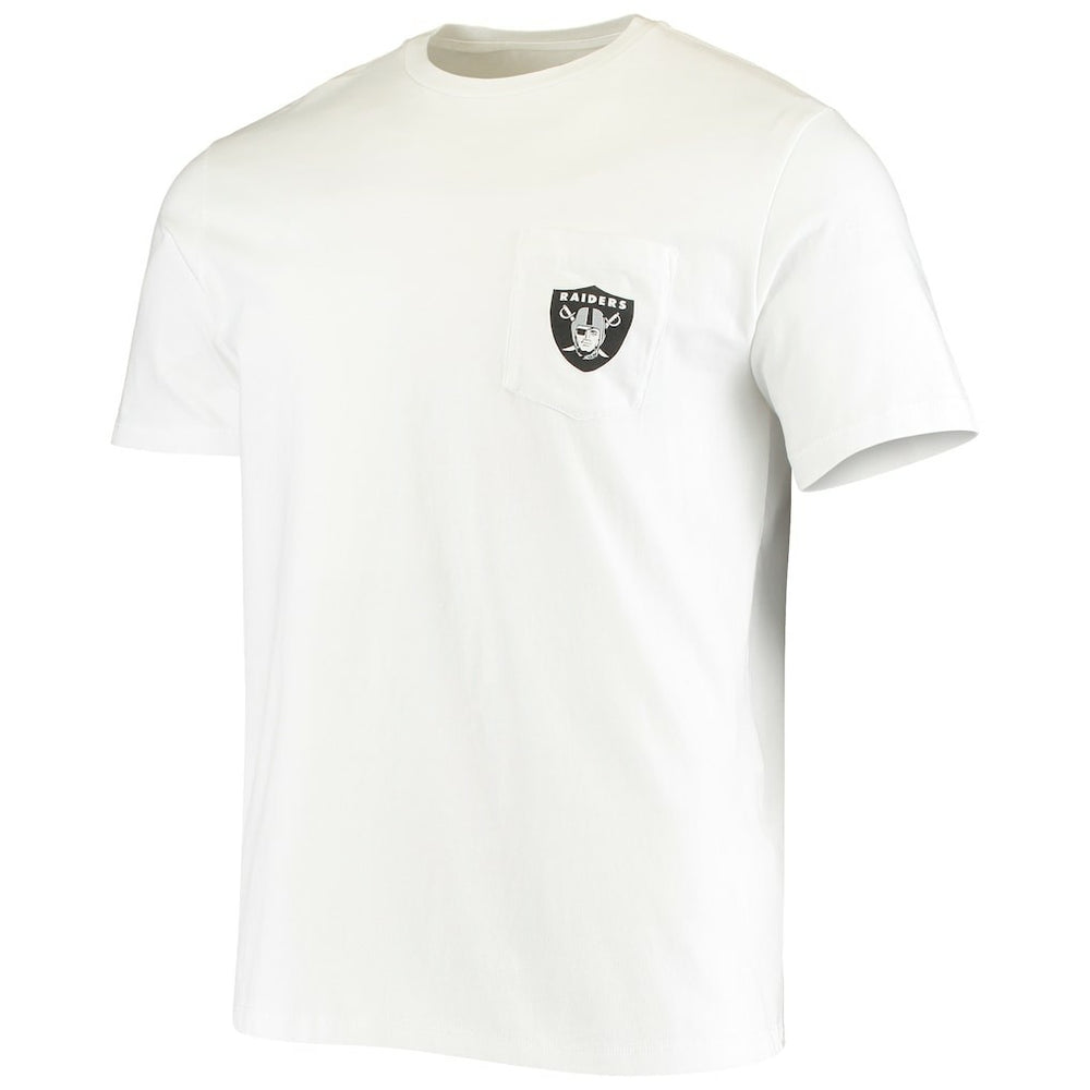 Las Vegas Raiders Vineyard Vines Big & Tall Helmet T-Shirt - White - NFL