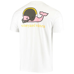 Pittsburgh Steelers Vineyard Vines Big & Tall Helmet T-Shirt - White - NFL