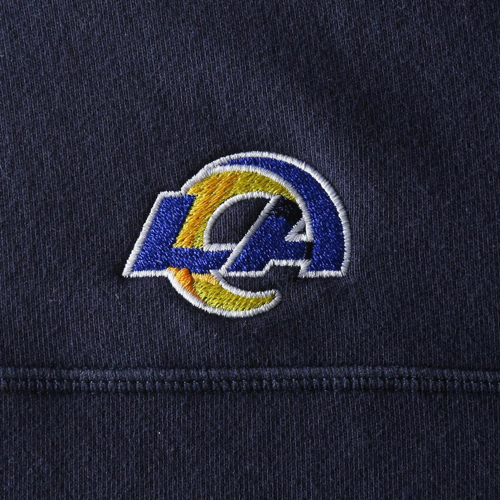 Los Angeles Rams Vineyard Vines Shep Shirt Quarter-Zip Sweatshirt - Navy - NFL
