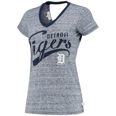 Detroit Tigers Touch Women's Hail Mary V-Neck Back Wrap T-Shirt Near Me