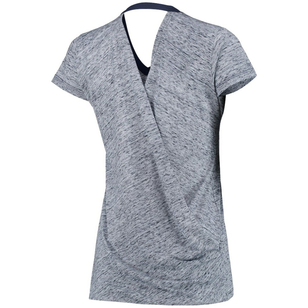 Detroit Tigers Touch Women's Hail Mary V-Neck Back Wrap T-Shirt Near Me