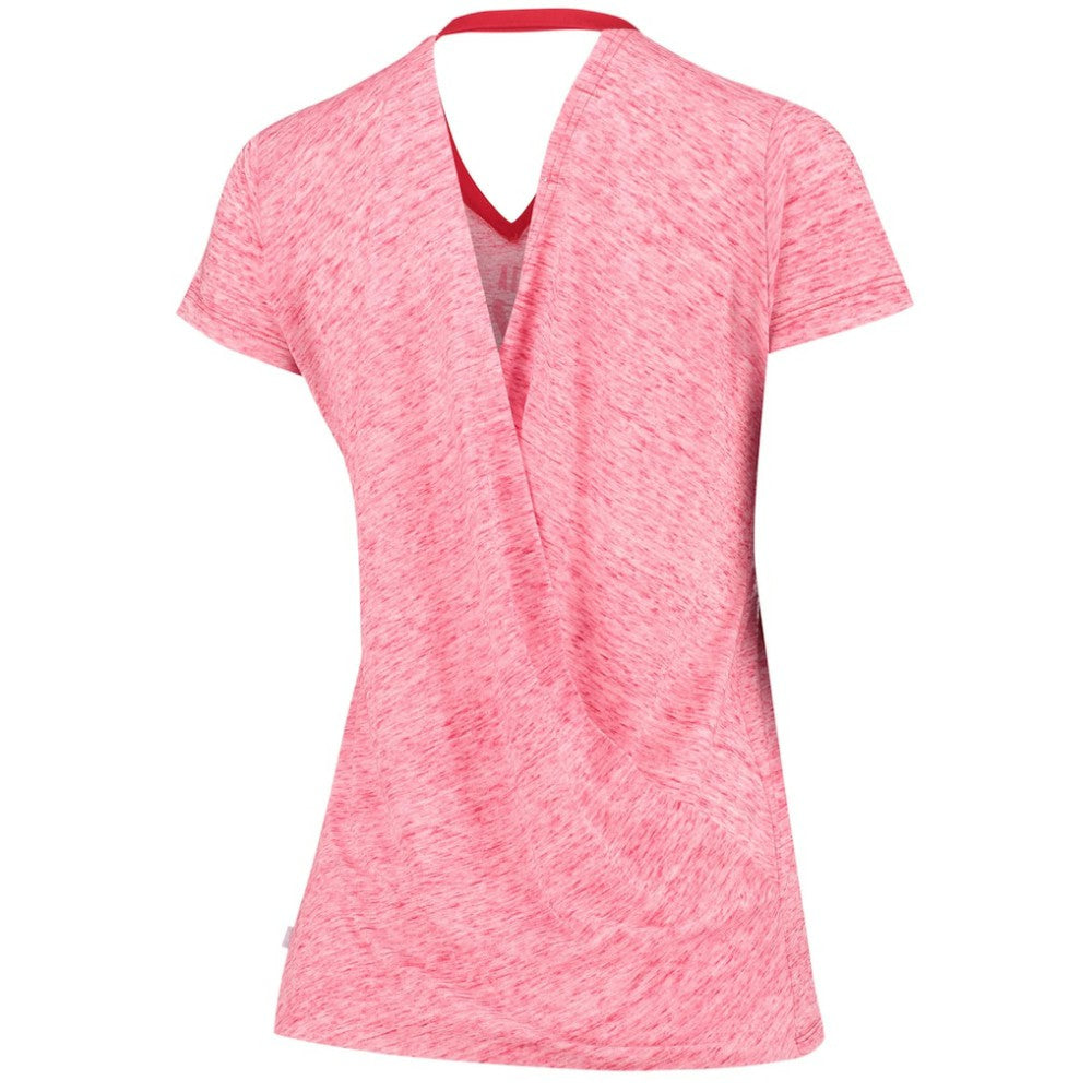 St. Louis Cardinals Touch Women's Hail Mary V-Neck Back Wrap T-Shirt Sale