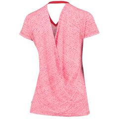 St. Louis Cardinals Touch Women's Hail Mary V-Neck Back Wrap T-Shirt Sale