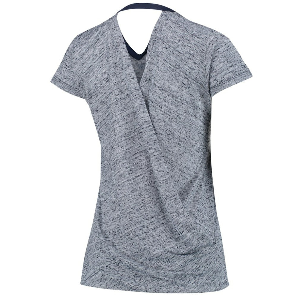 Boston Red Sox Touch Women's Hail Mary V-Neck Back Wrap T-Shirt Near Me