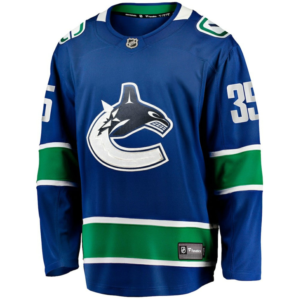 Thatcher Demko Vancouver Canucks Fanatics Home Breakaway Jersey - Blue | Fanatics near me